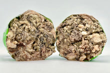 Load image into Gallery viewer, Cross Section of Raw Green Tripe for dogs against a white background.