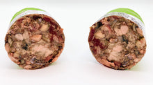 Load image into Gallery viewer, Cross Section of Xkaliber for dogs, a blend of raw: Green Tripe, beef heart, tongue, trachea &amp; ground bone
